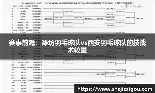 赛事前瞻：潍坊羽毛球队vs西安羽毛球队的技战术较量