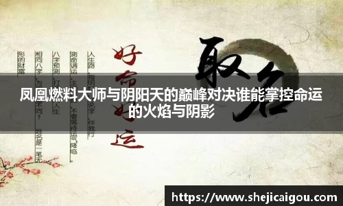 凤凰燃料大师与阴阳天的巅峰对决谁能掌控命运的火焰与阴影